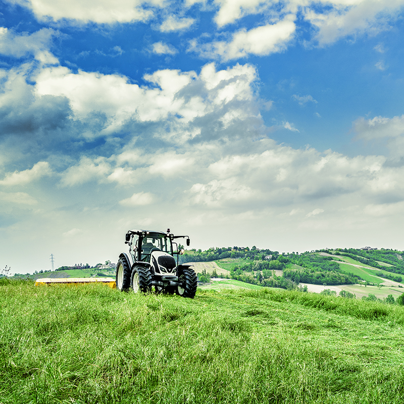 Valtra A Series tractor on a field in Italy